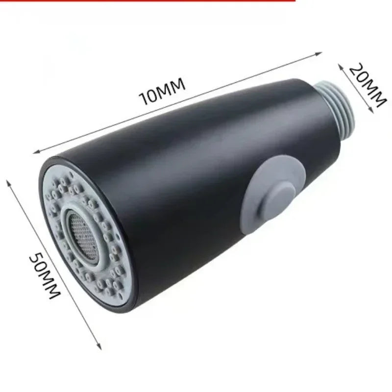 Kitchen Pull Out Faucet Sprayer Nozzle Sprayer ABS Durable Water Saving Shower Spray Head Bathroom Basin Sink Tap Replacement